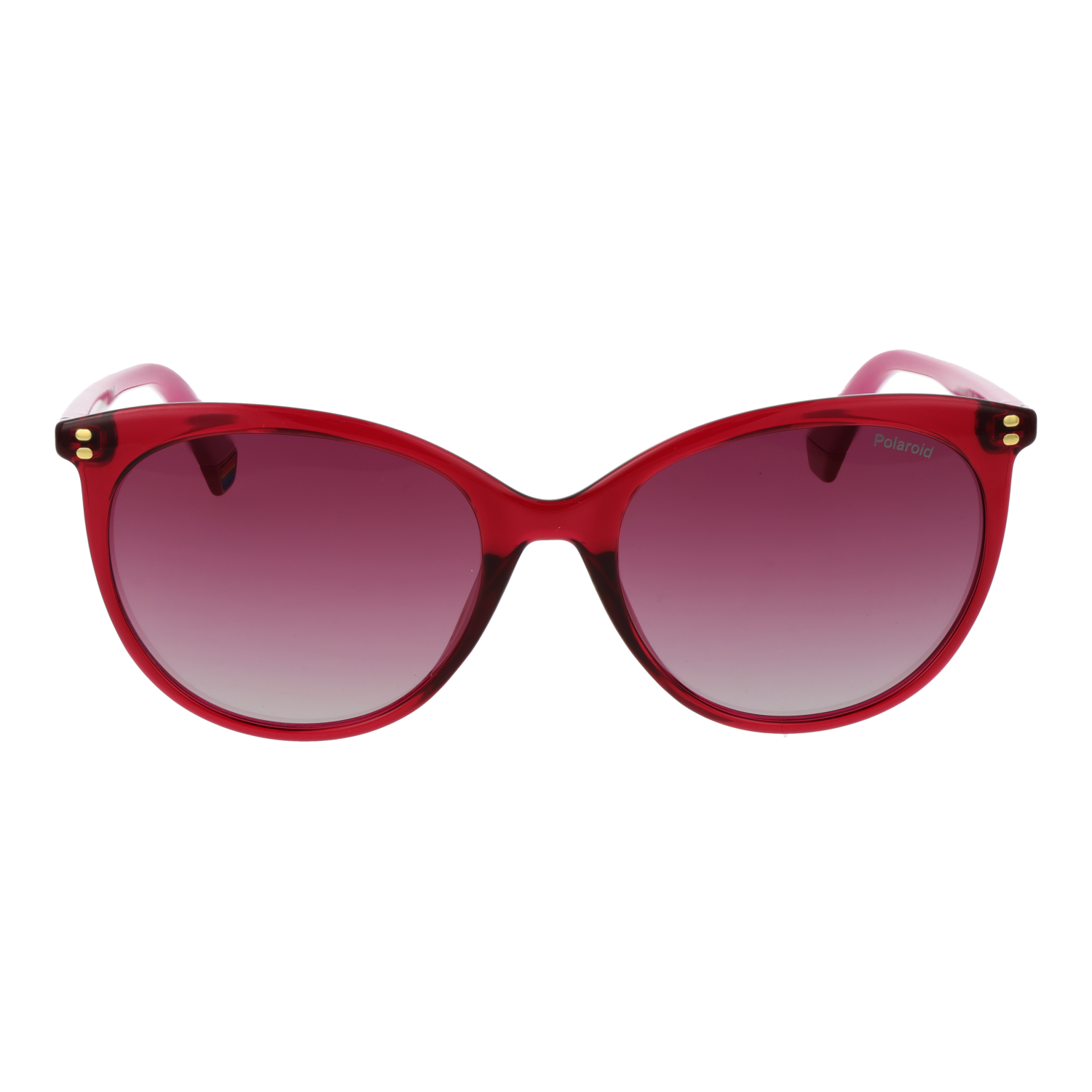 Polaroid PLD 6231/S 55QHOJR front view with Burgundy lenses