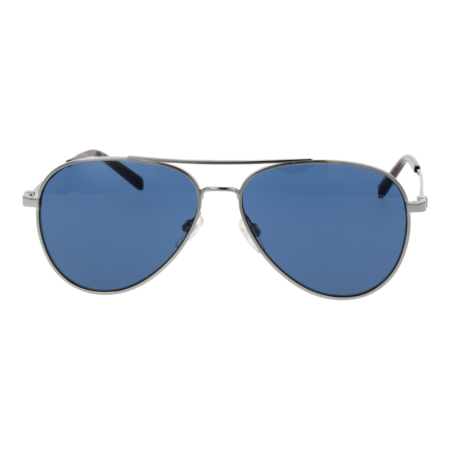 Tommy Hilfiger TH 2336/S 586LBKU front view with Blue lenses