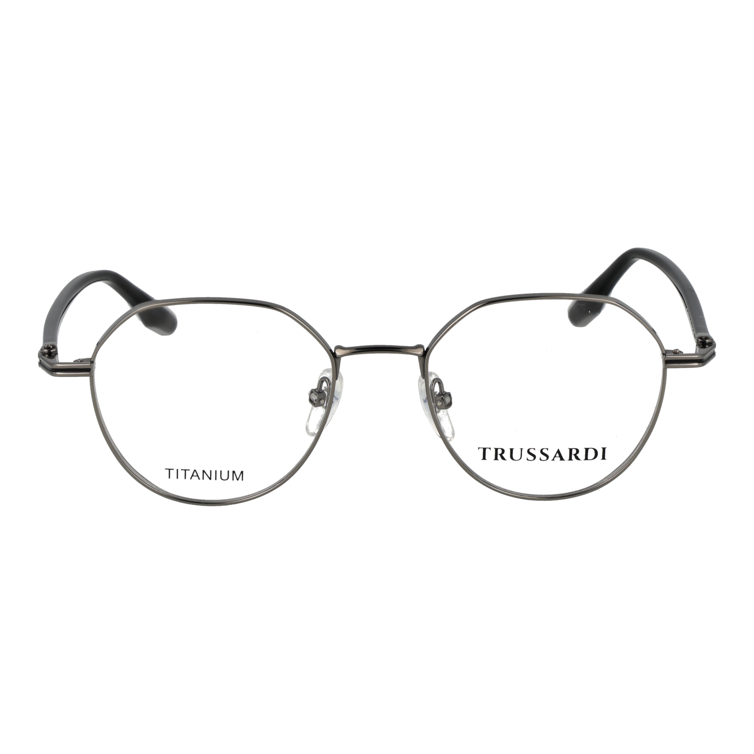 Trussardi TSM1045T 4802A front view – Titanium frame