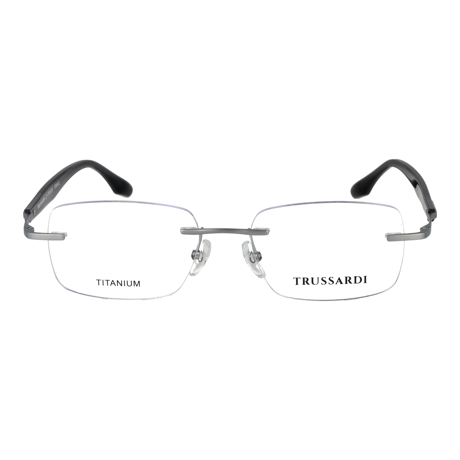 Trussardi TSM1051T 5403B front view – Titanium frame