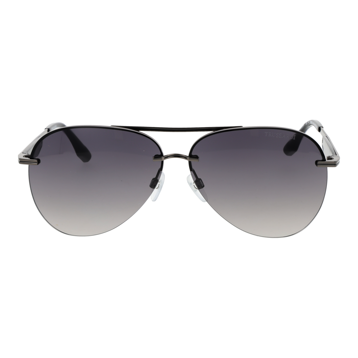 Trussardi TSM3004 64A01 front view with Grey lenses
