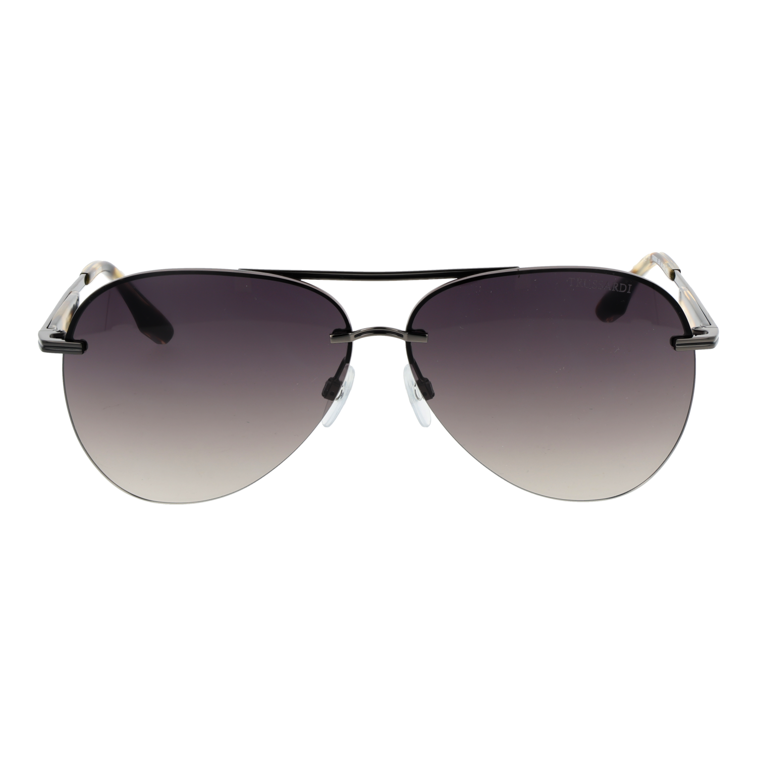 Trussardi TSM3004 64E01 front view with Grey lenses