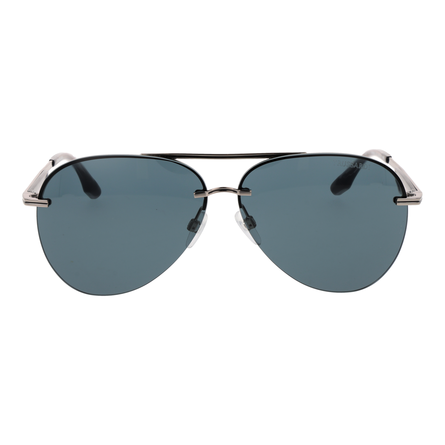 Trussardi TSM3004 64T01 front view with Blue lenses