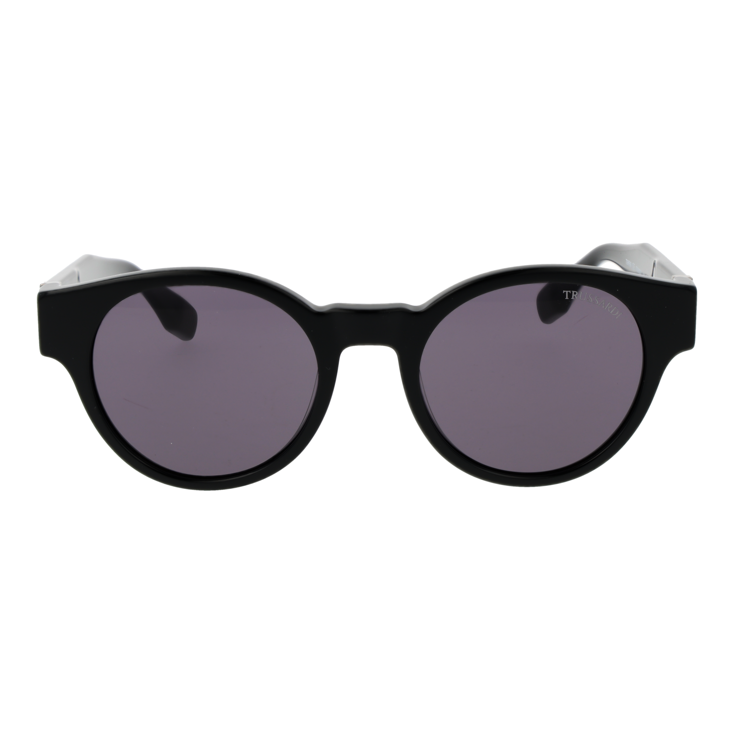 Trussardi TSM9027 52A01 front view with Purple lenses