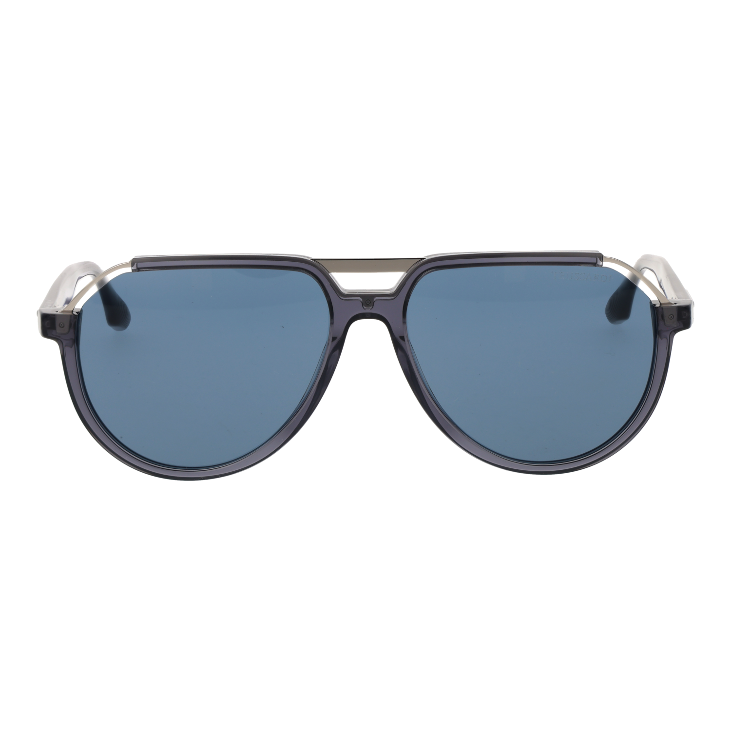 Trussardi TSM9036 59T01 front view with Blue lenses