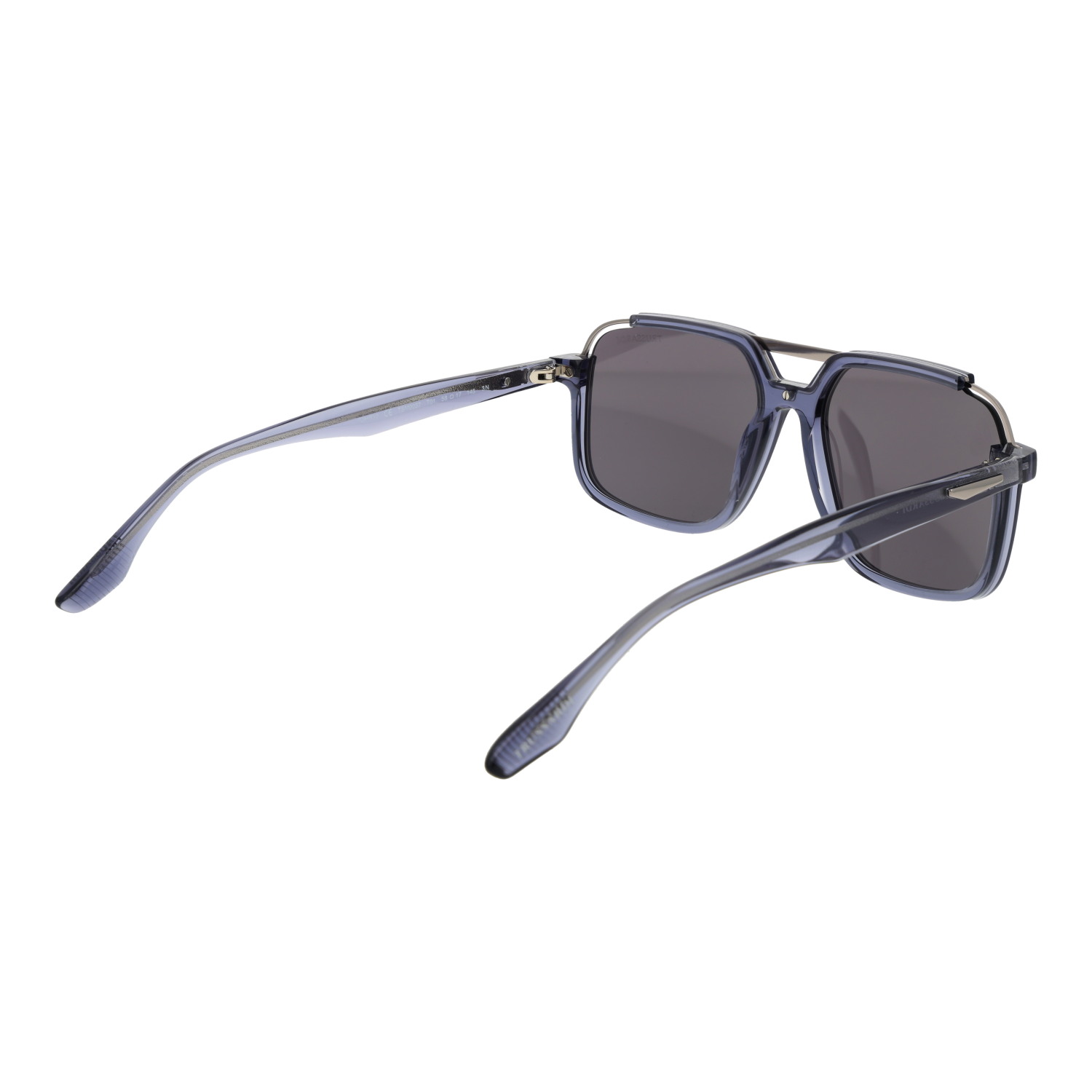 Trussardi TSM9037 58T01 rear view – Acetate & Stainless Steel frame