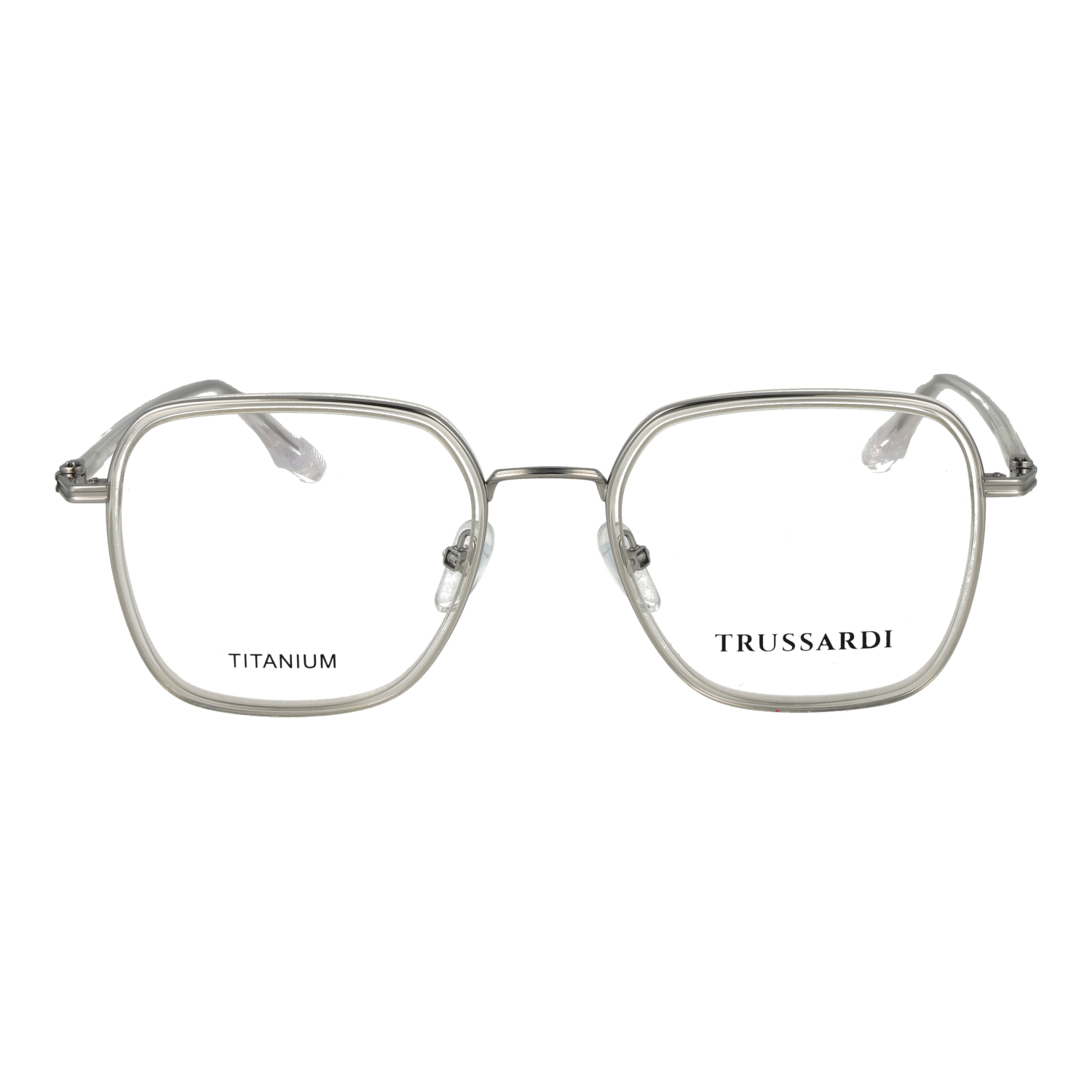 Trussardi TSU1020T 52T02 front view – Titanium frame