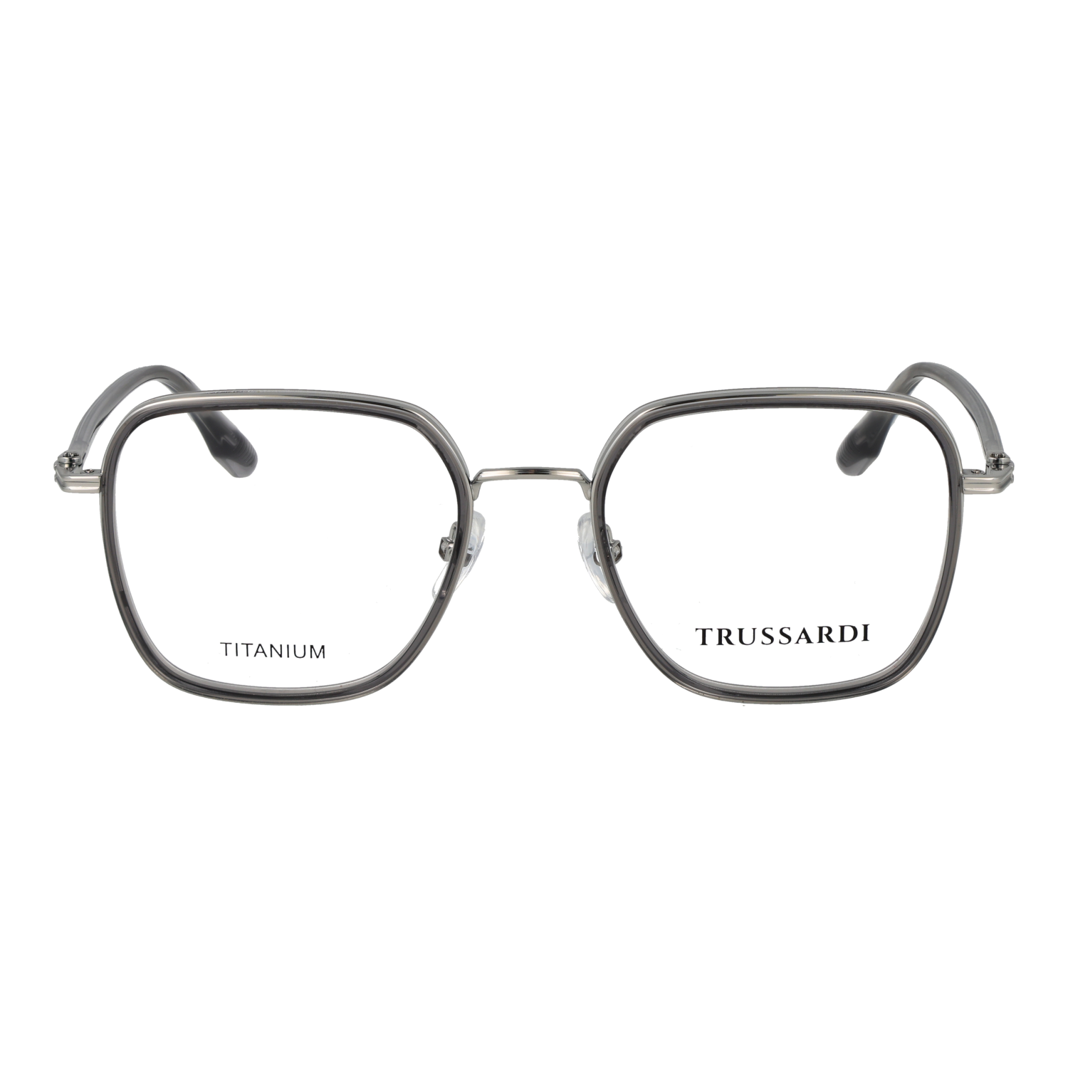 Trussardi TSU1020T 52T03 front view – Titanium frame