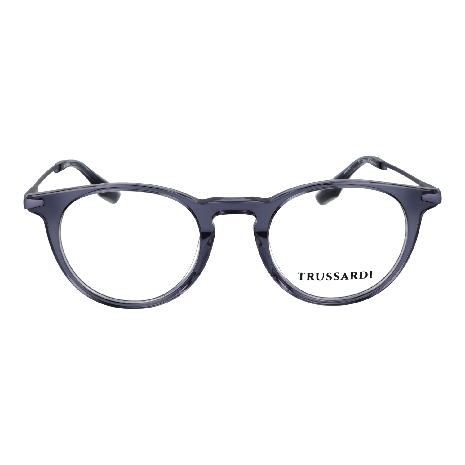 Trussardi TSU6053 49T02 front view – Acetate frame