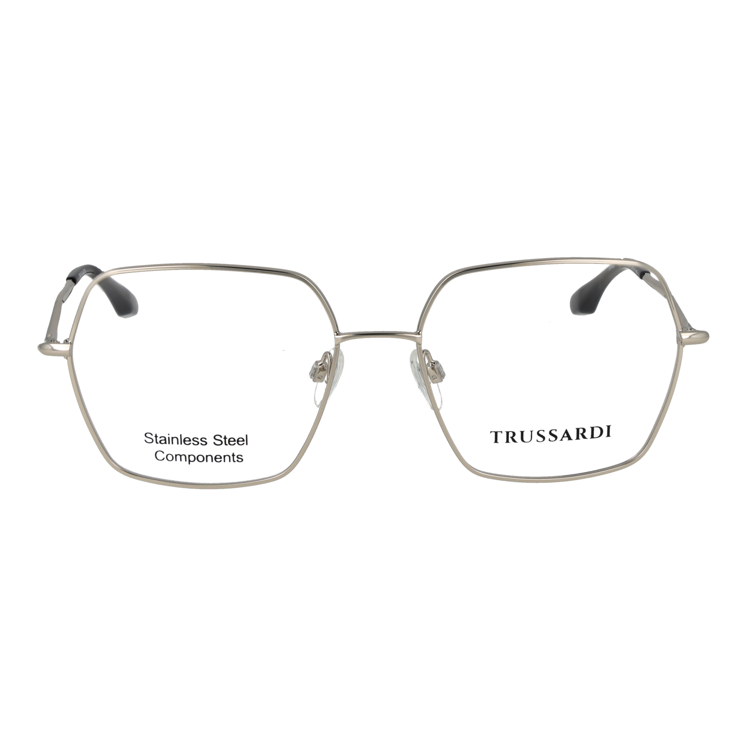 Trussardi TSW1038 5603A front view – Stainless Steel frame