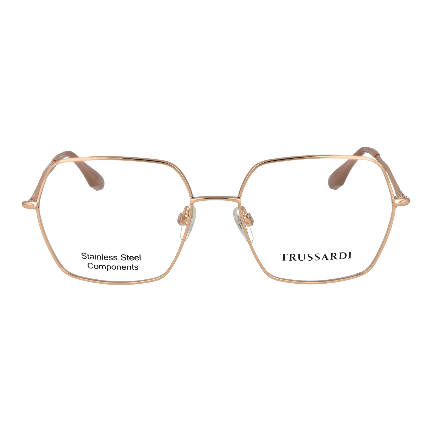 Trussardi TSW1038 5604A front view – Stainless Steel frame
