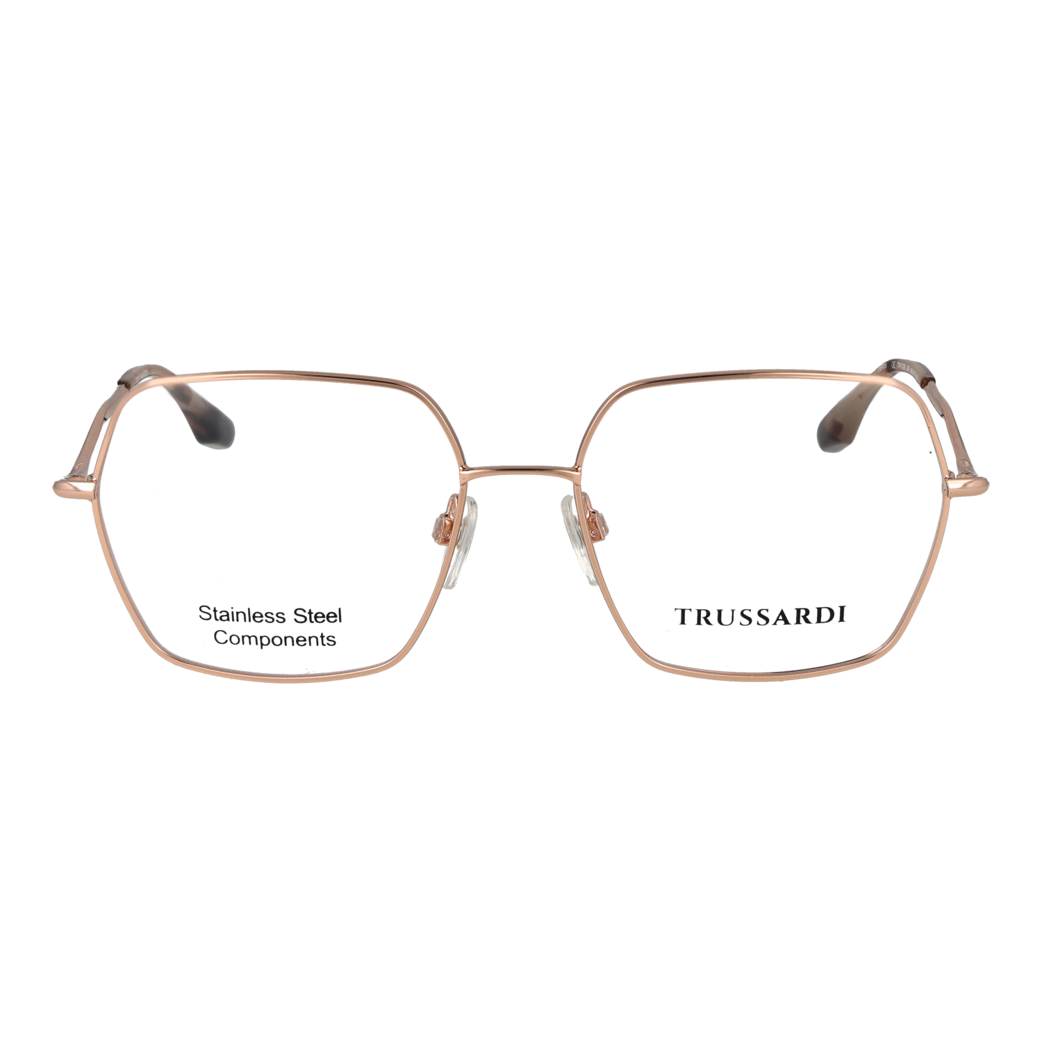 Trussardi TSW1038 5605A front view – Stainless Steel frame