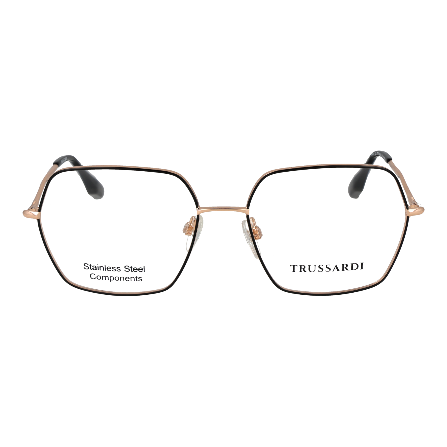 Trussardi TSW1038 5609A front view – Stainless Steel frame