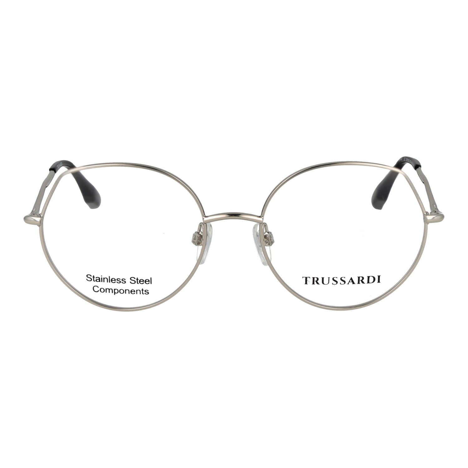 Trussardi TSW1039 5403A front view – Stainless Steel frame