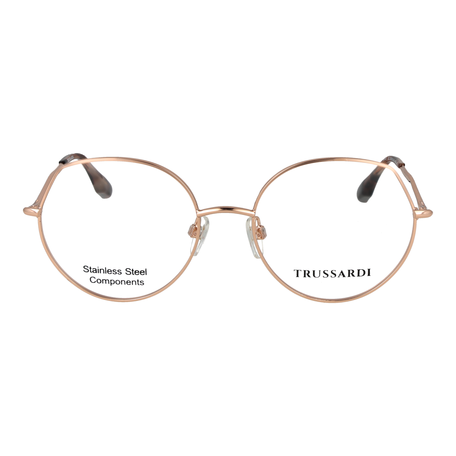Trussardi TSW1039 5405A front view – Stainless Steel frame