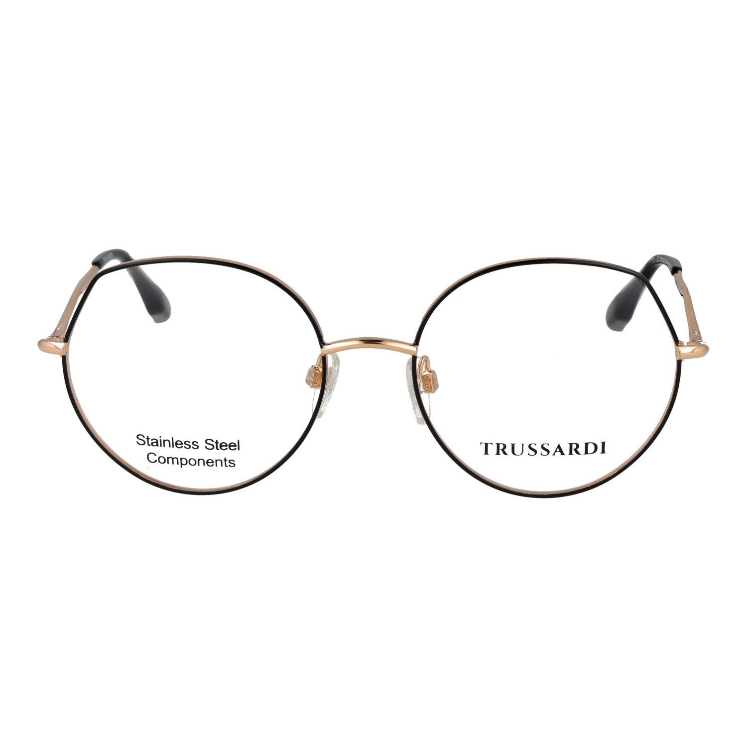 Trussardi TSW1039 5409A front view – Stainless Steel frame