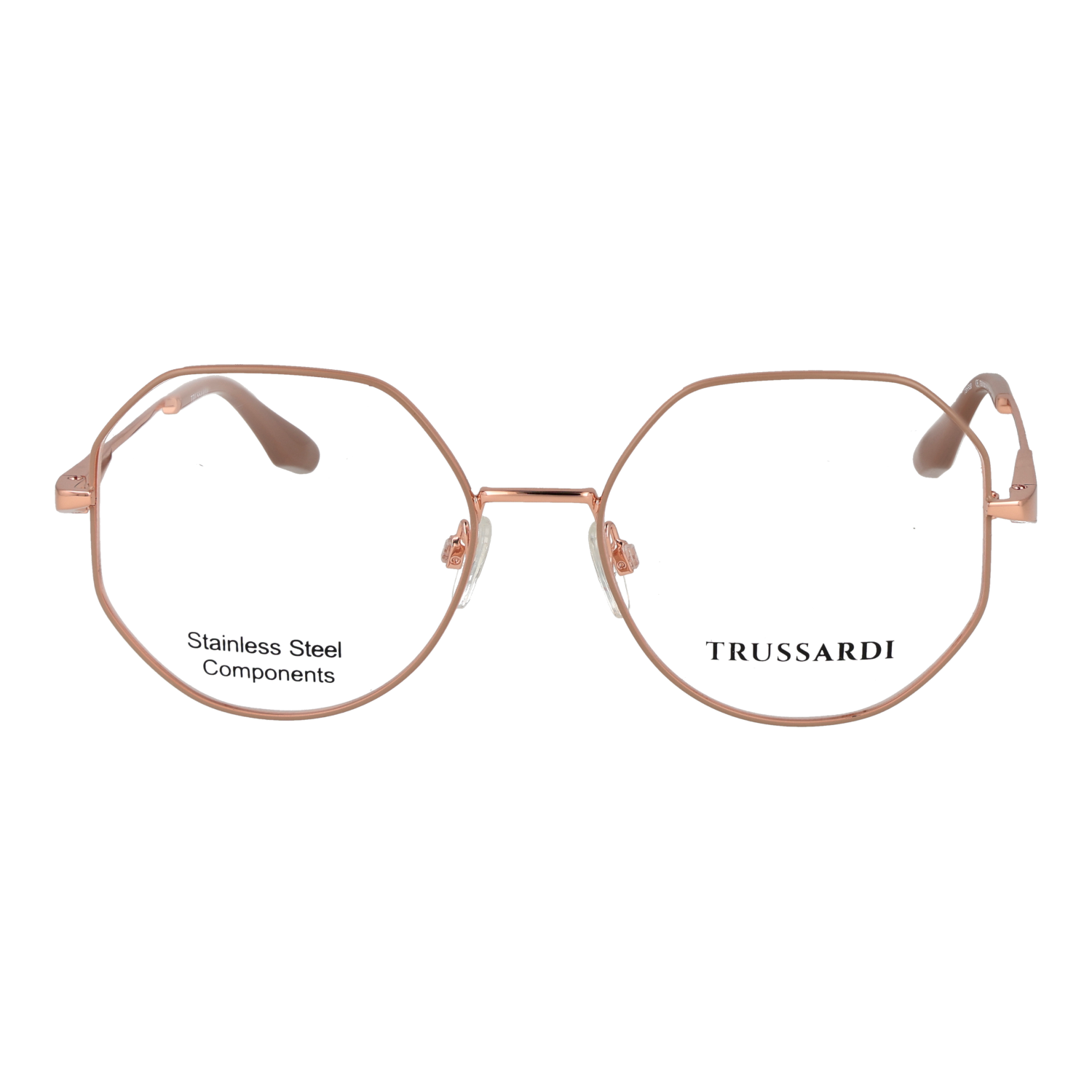 Trussardi TSW1042 5301A front view – Stainless Steel frame