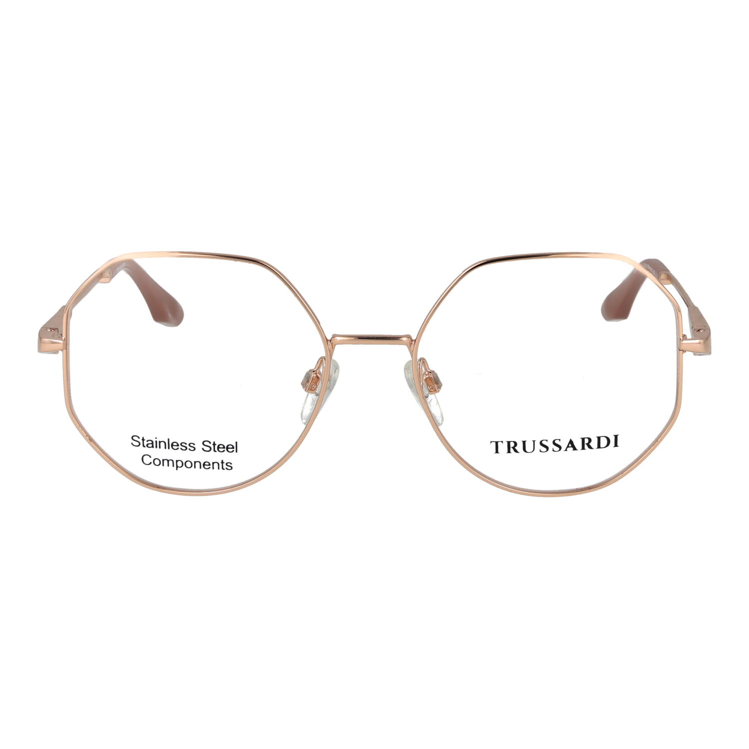 Trussardi TSW1042 5305A front view – Stainless Steel frame