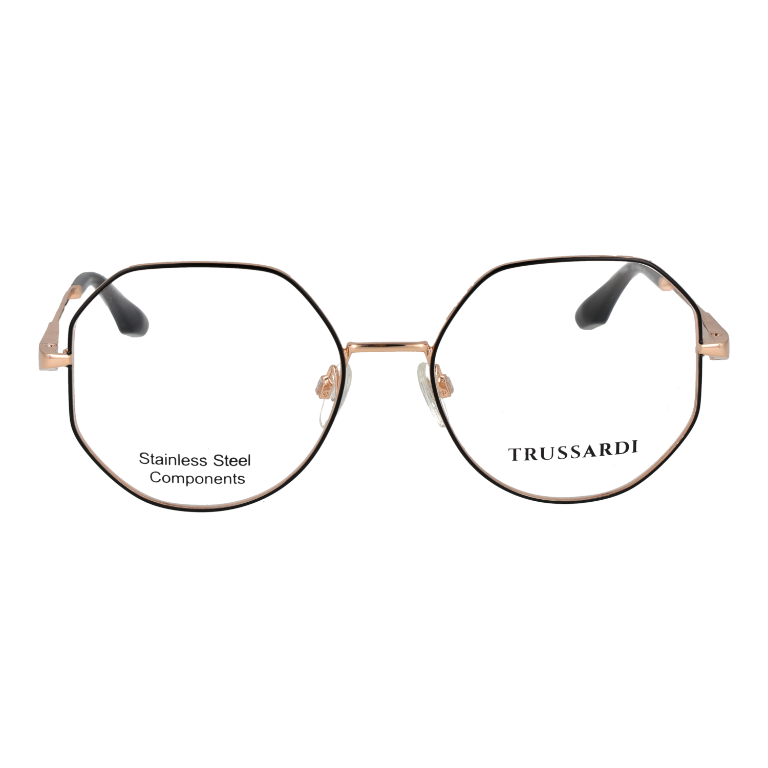 Trussardi TSW1042 5309A front view – Stainless Steel frame