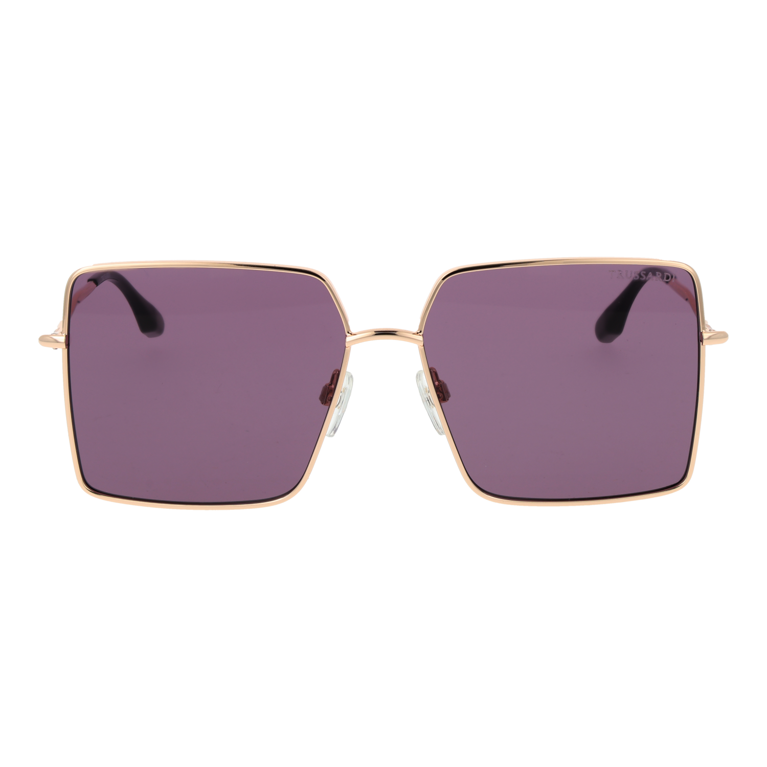 Trussardi TSW3010 5904A front view with Purple lenses