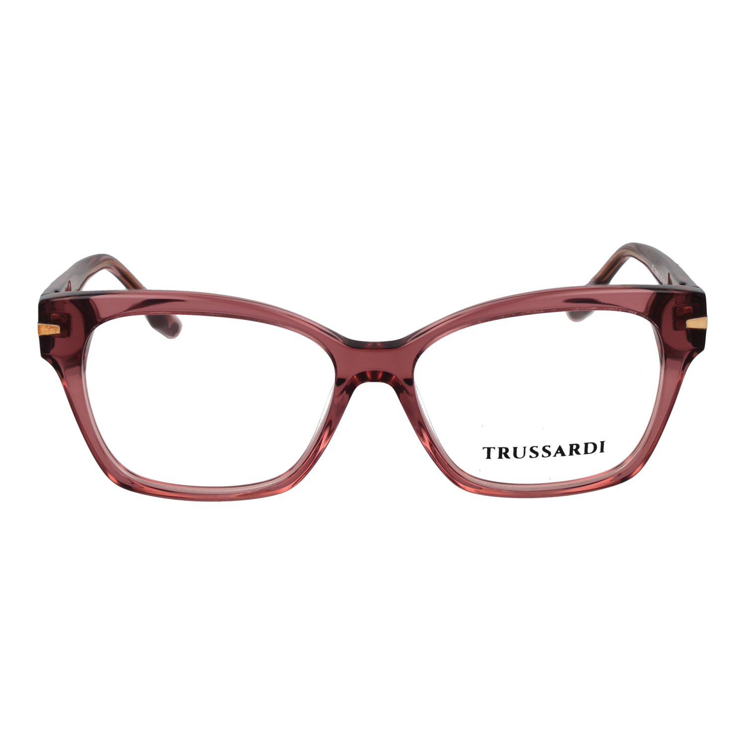 Trussardi TSW6027 54T01 front view – Acetate frame
