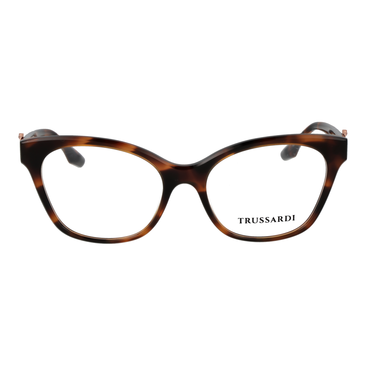 Trussardi TSW6028 55G21 front view – Acetate frame