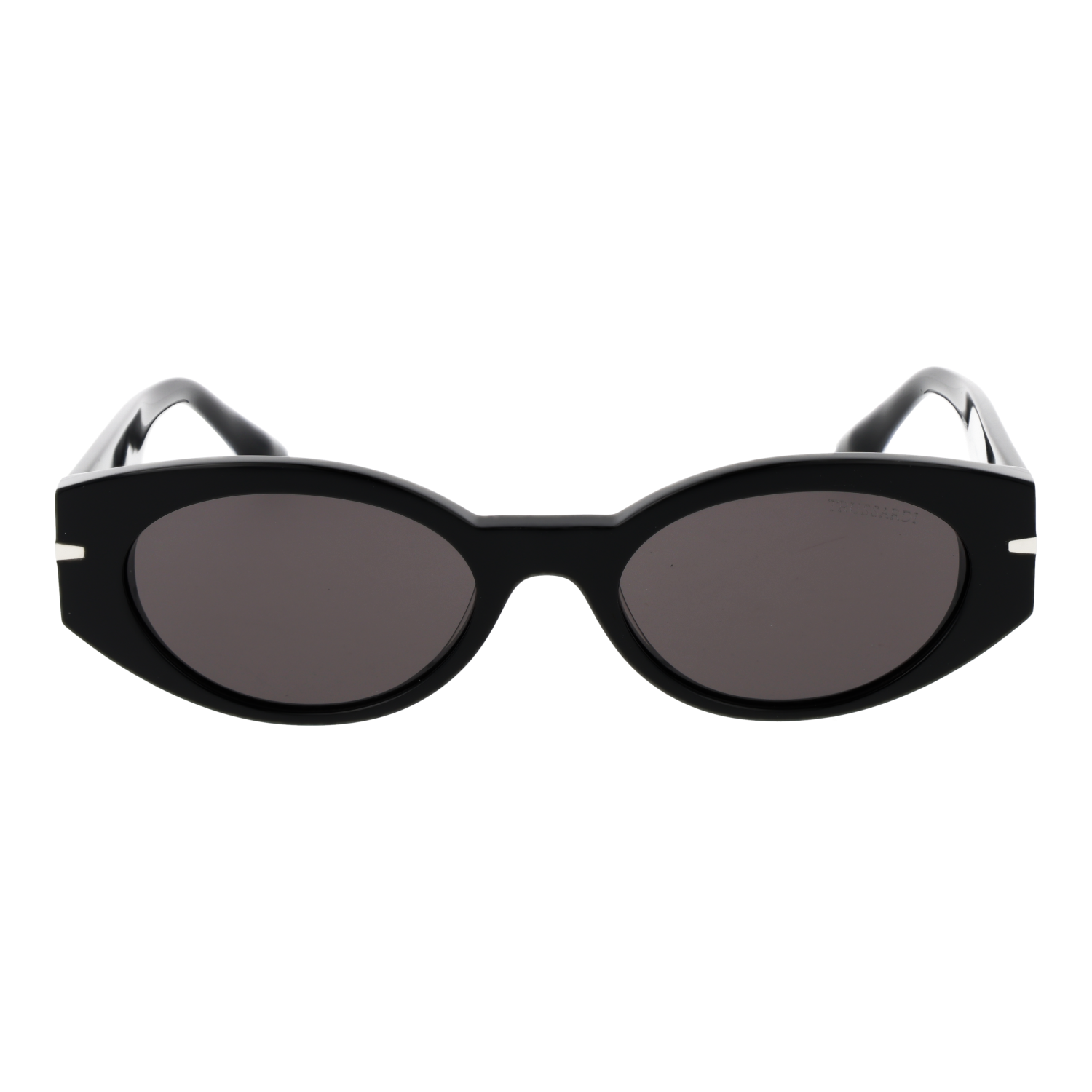 Trussardi TSW9017 54A01 front view with Grey lenses