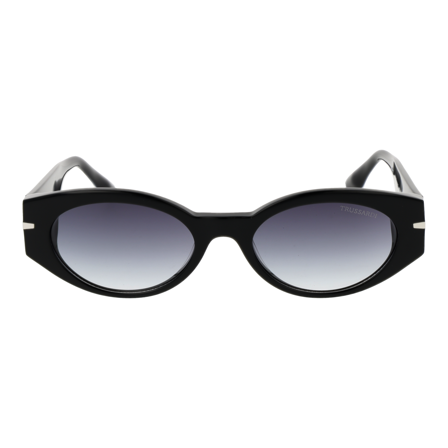 Trussardi TSW9017 54A02 front view with Grey lenses