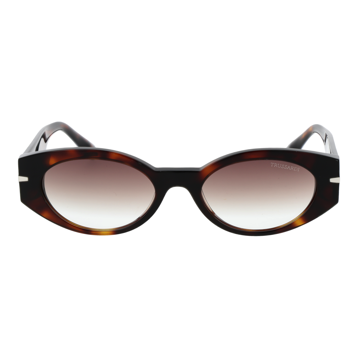 Trussardi TSW9017 54G21 front view with Brown lenses