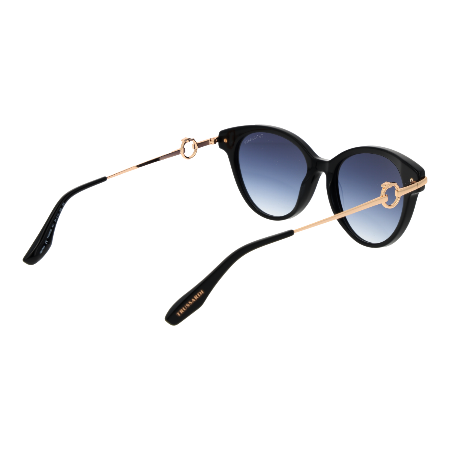 Trussardi TSW9025 55A01 rear view – Acetate frame