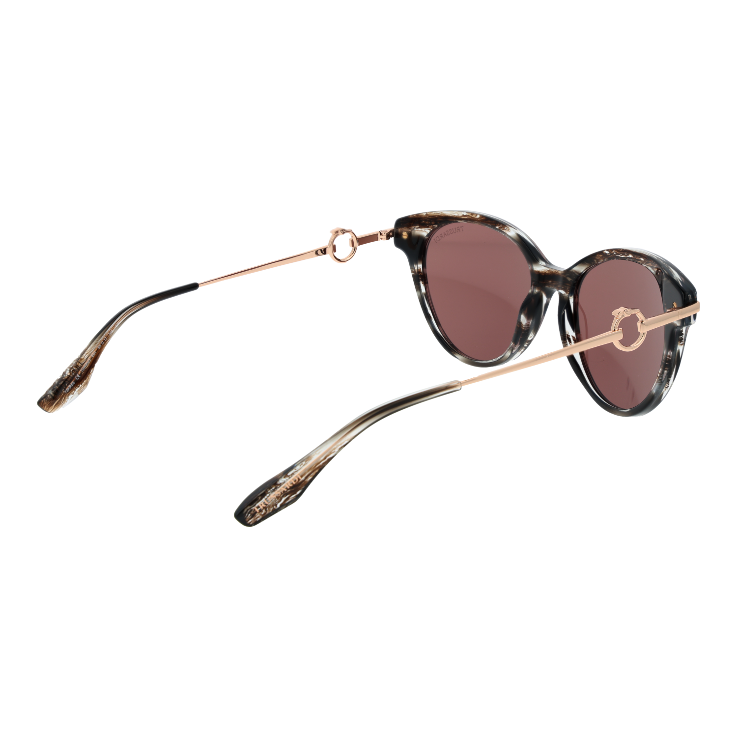 Trussardi TSW9025 55E01 rear view – Acetate frame