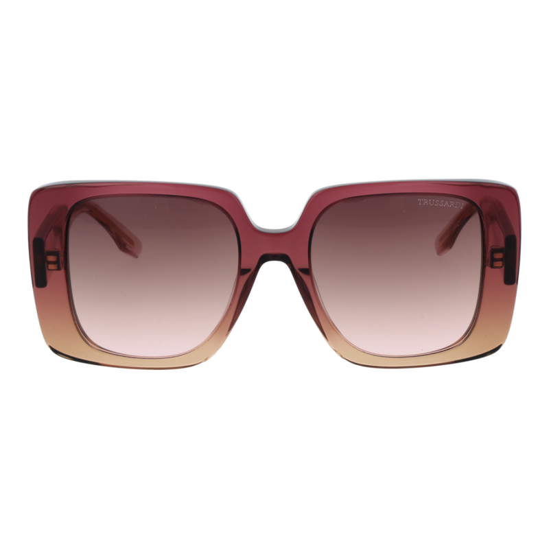 Trussardi TSW9029 53C01 front view with Rose lenses