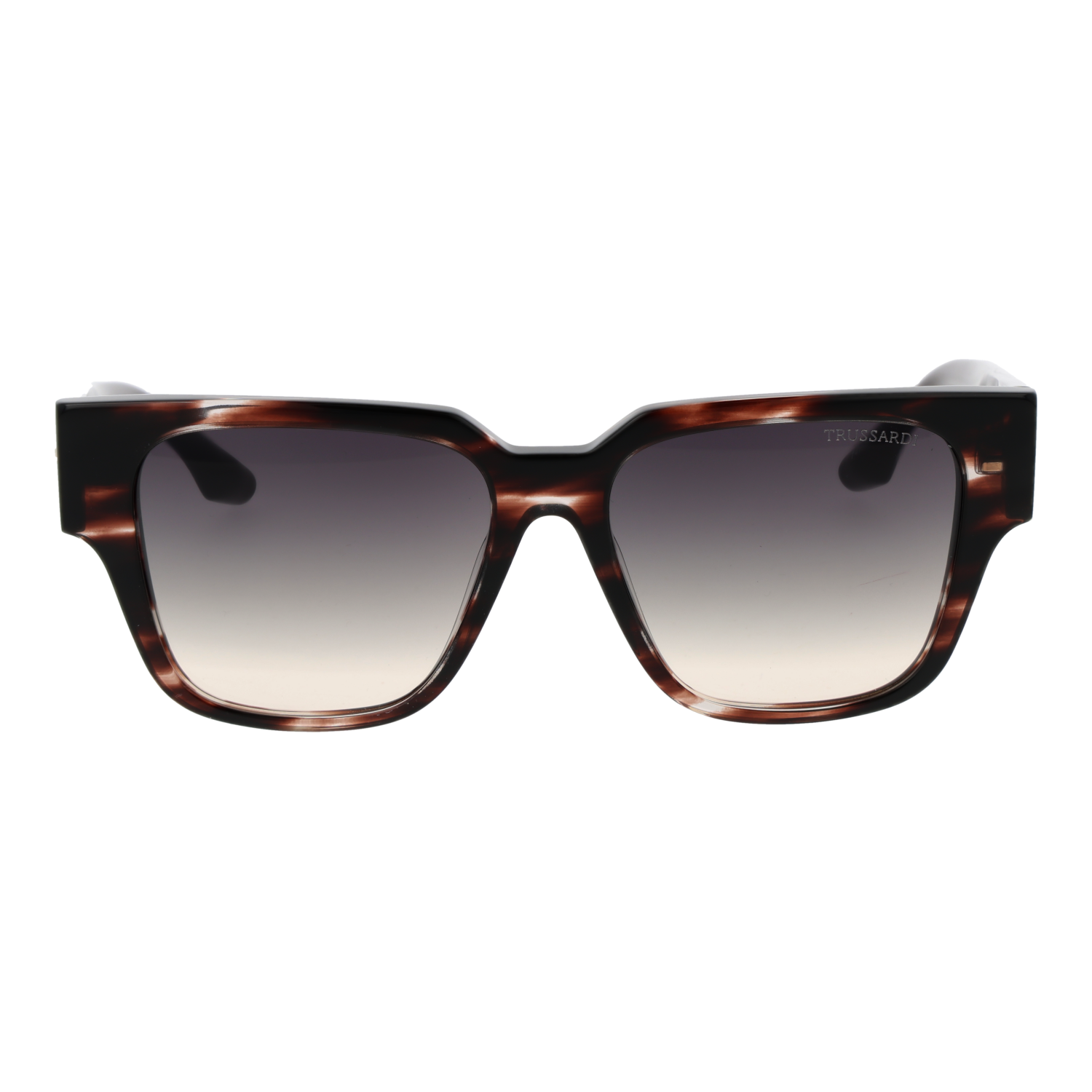 Trussardi TSW9033 54E01 front view with Brown lenses