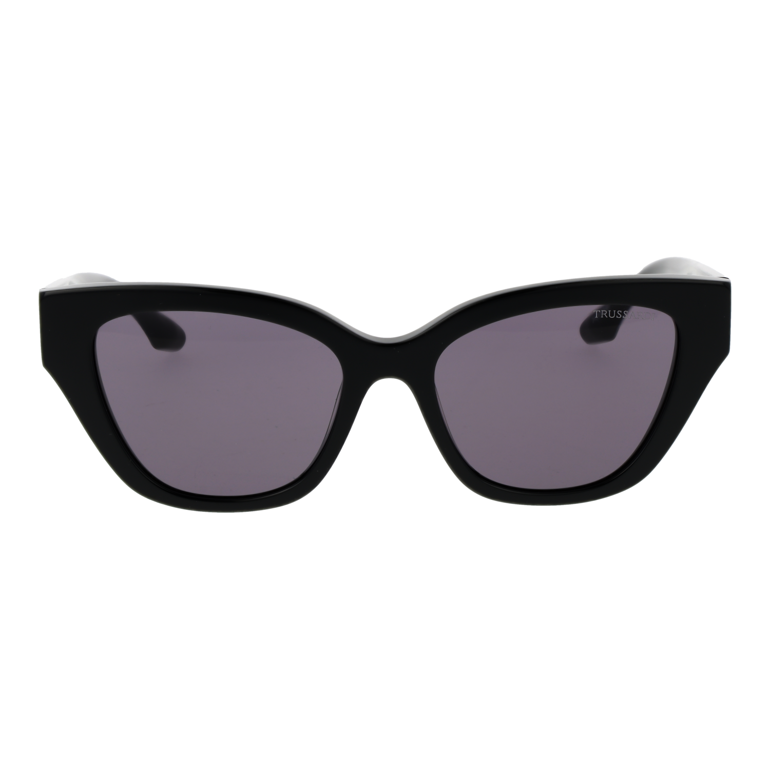Trussardi TSW9034 54A01 front view with Purple lenses