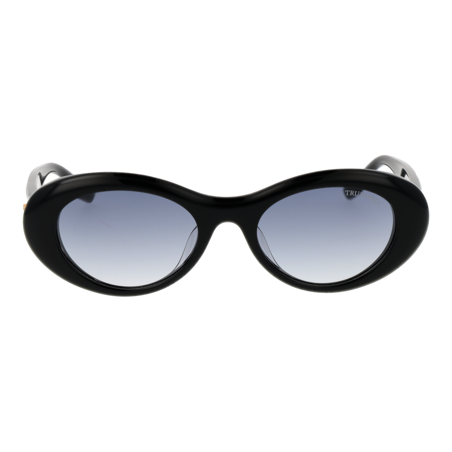 Trussardi TSW9094 53A02 front view with Blue lenses