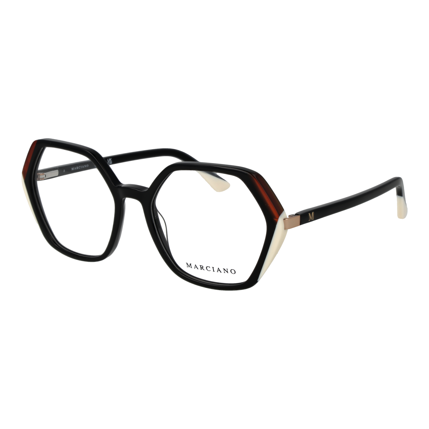 Marciano by Guess GM0389 55005 optical frames side view