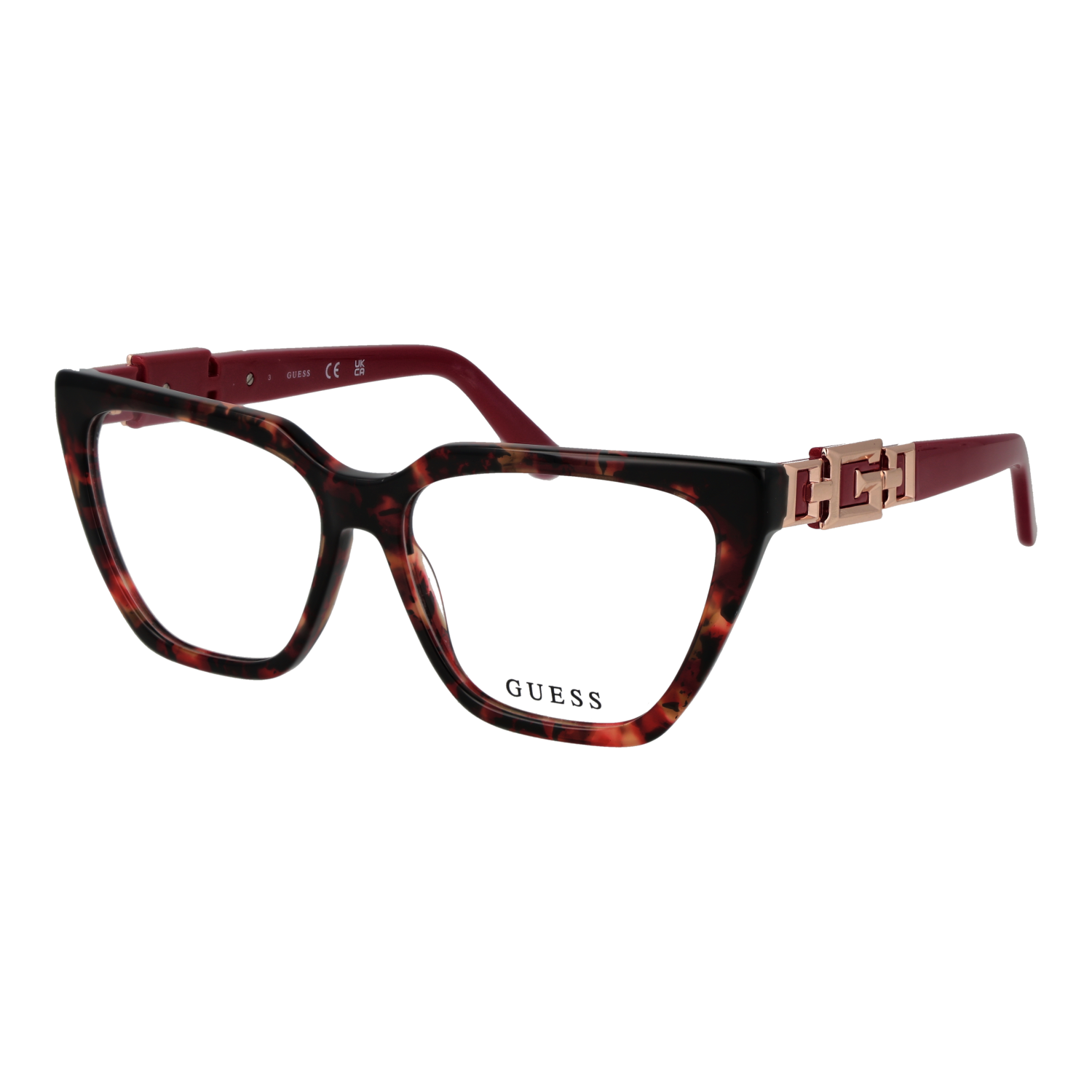 Guess GU2985 54071 optical frames side view