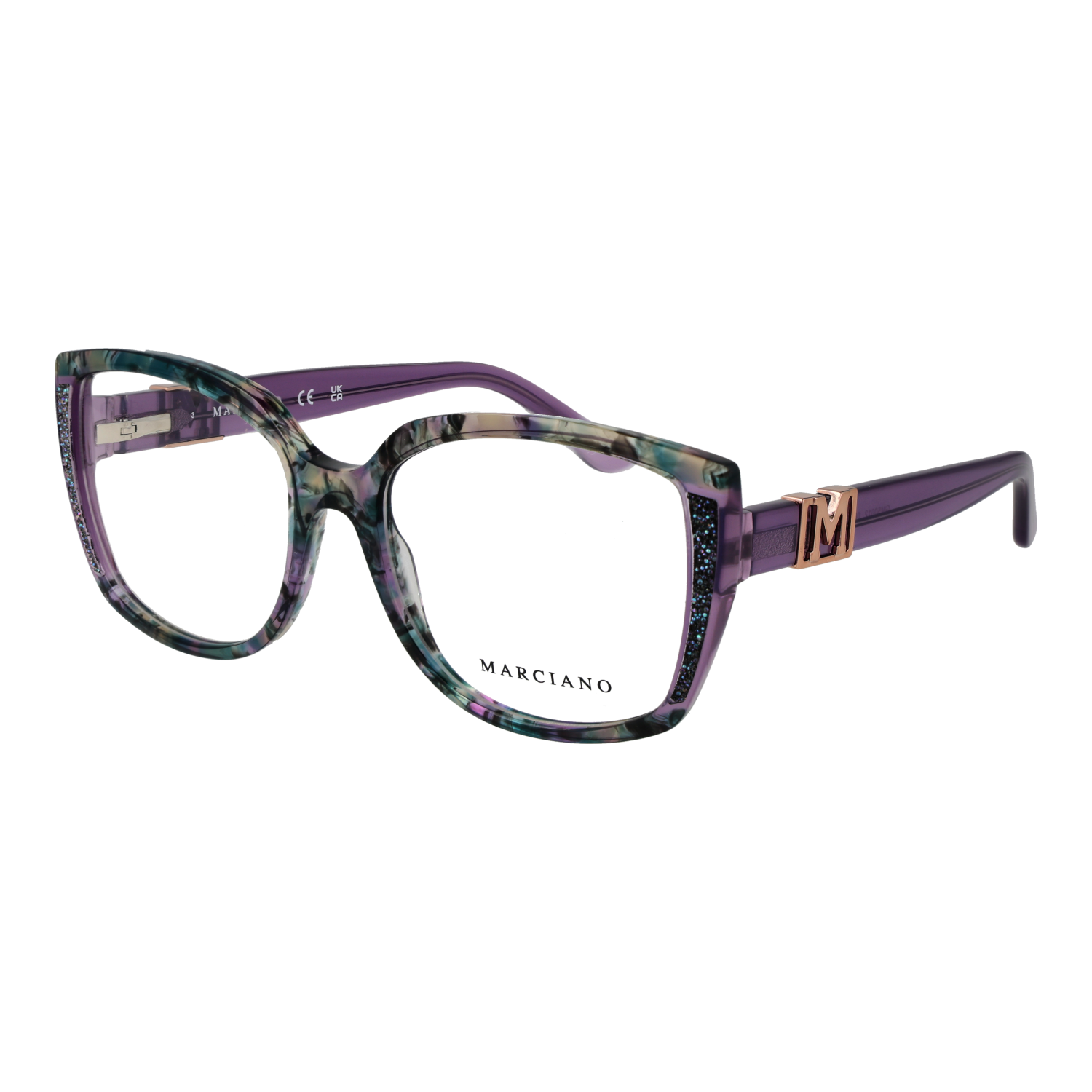 Marciano by Guess GM50012 55083 optical frames side view