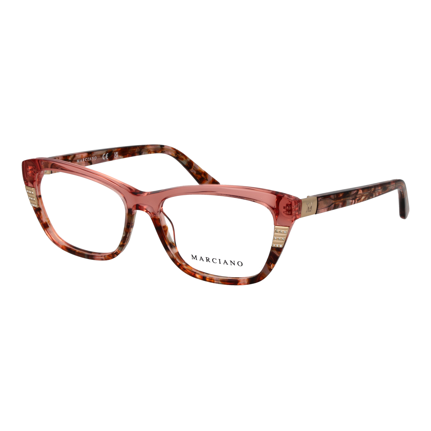 Marciano by Guess GM50010 53074 optical frames side view