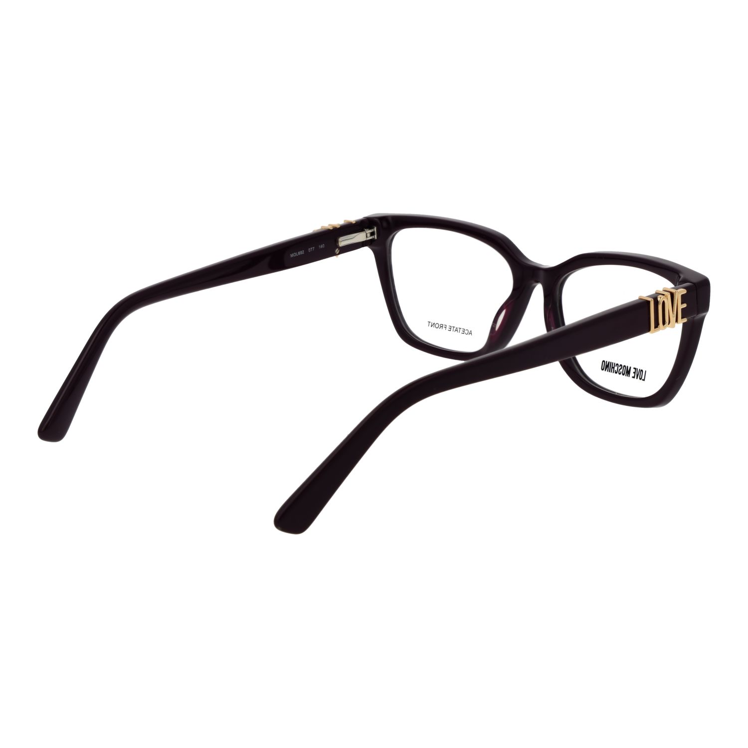 Moschino Love MOL692 530T715 rear view showing hinges