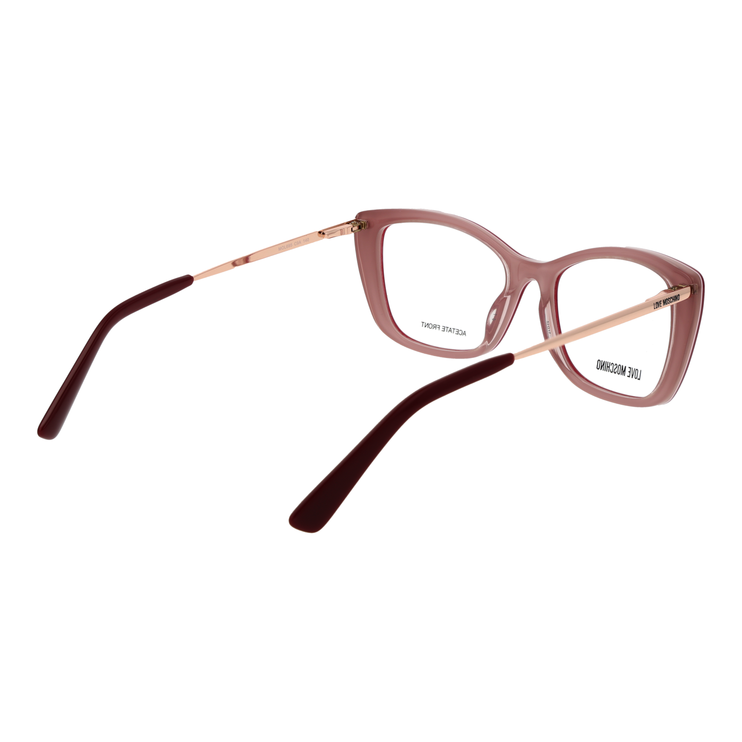 Moschino Love MOL695 52C9A17 rear view showing hinges