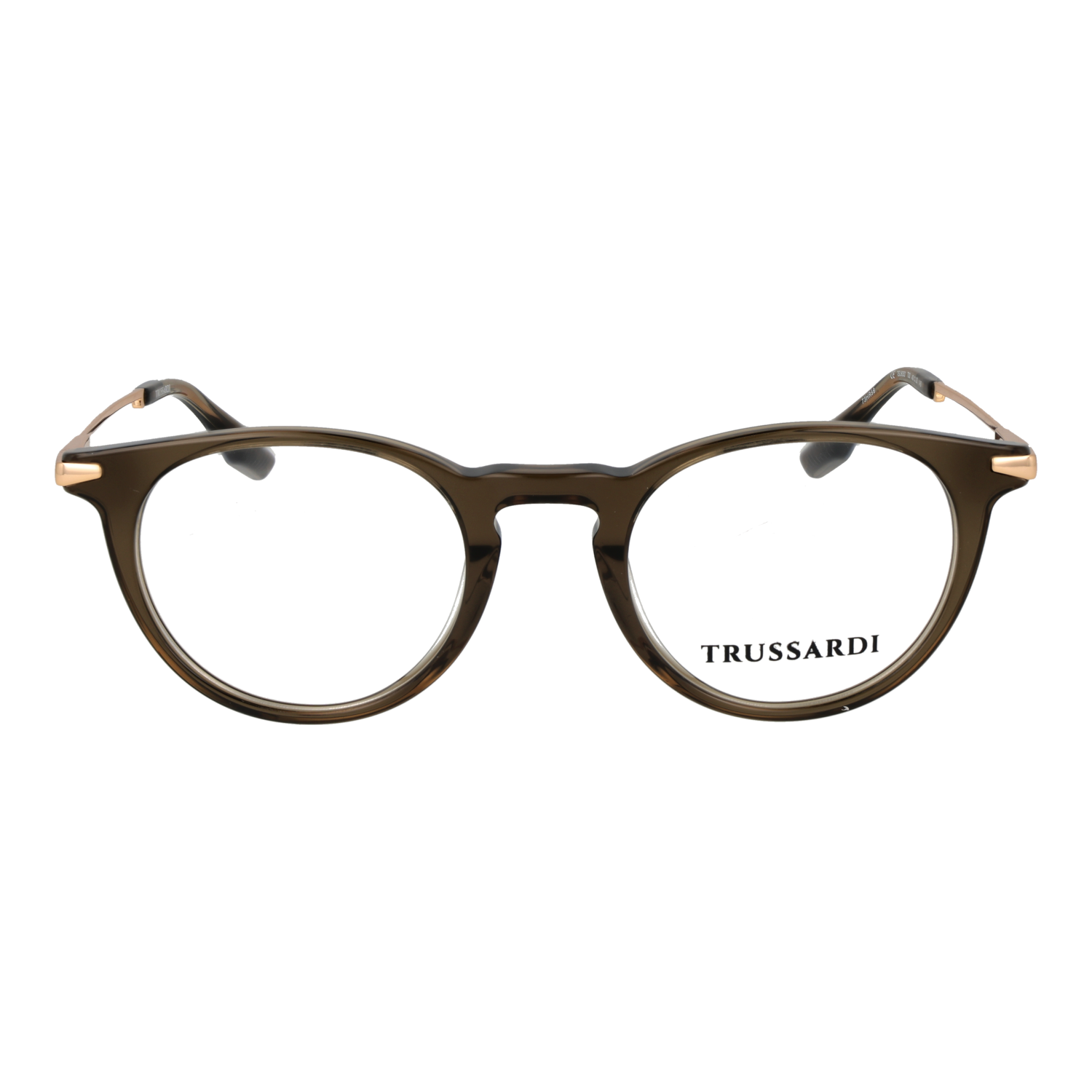 Trussardi TSU6053 49T03 front view – Acetate frame
