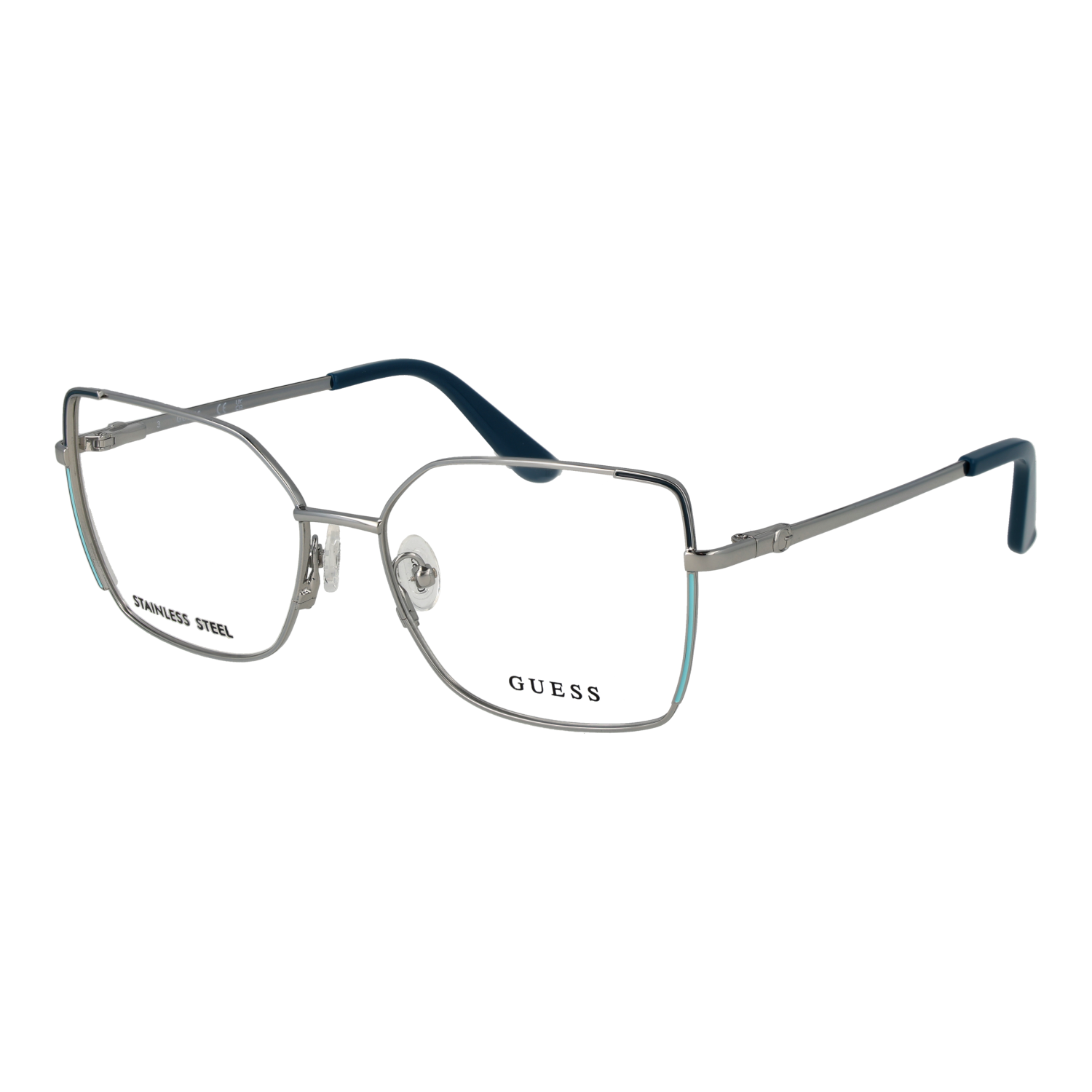 Guess GU50223 55010 optical frames side view
