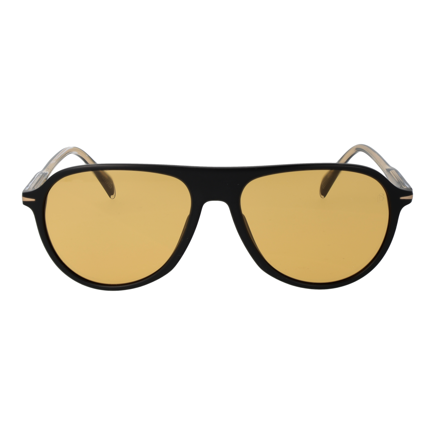 David Beckham DB 1200/S 55003HO front view with Yellow lenses