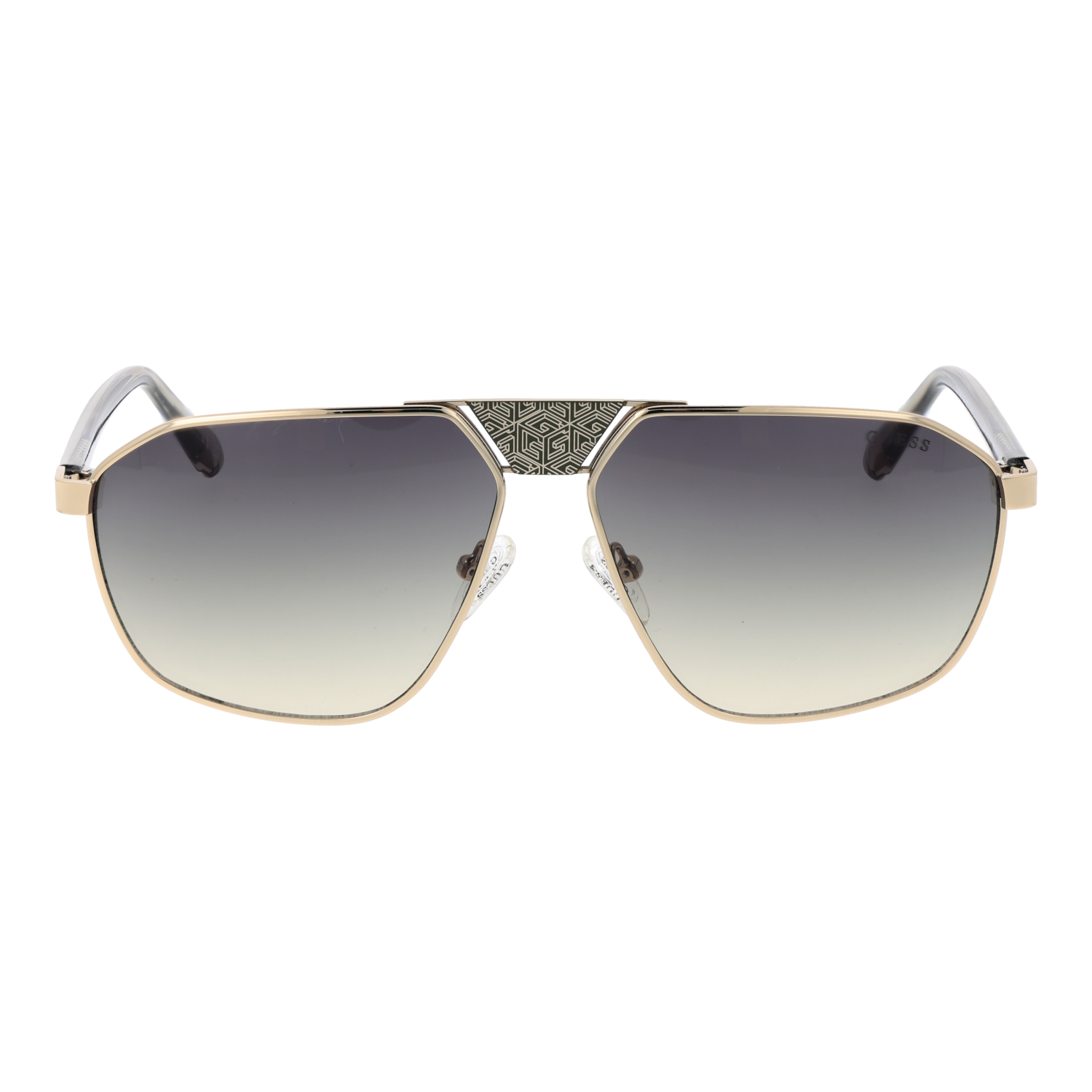 Guess GU00086 5932P front view with Green lenses
