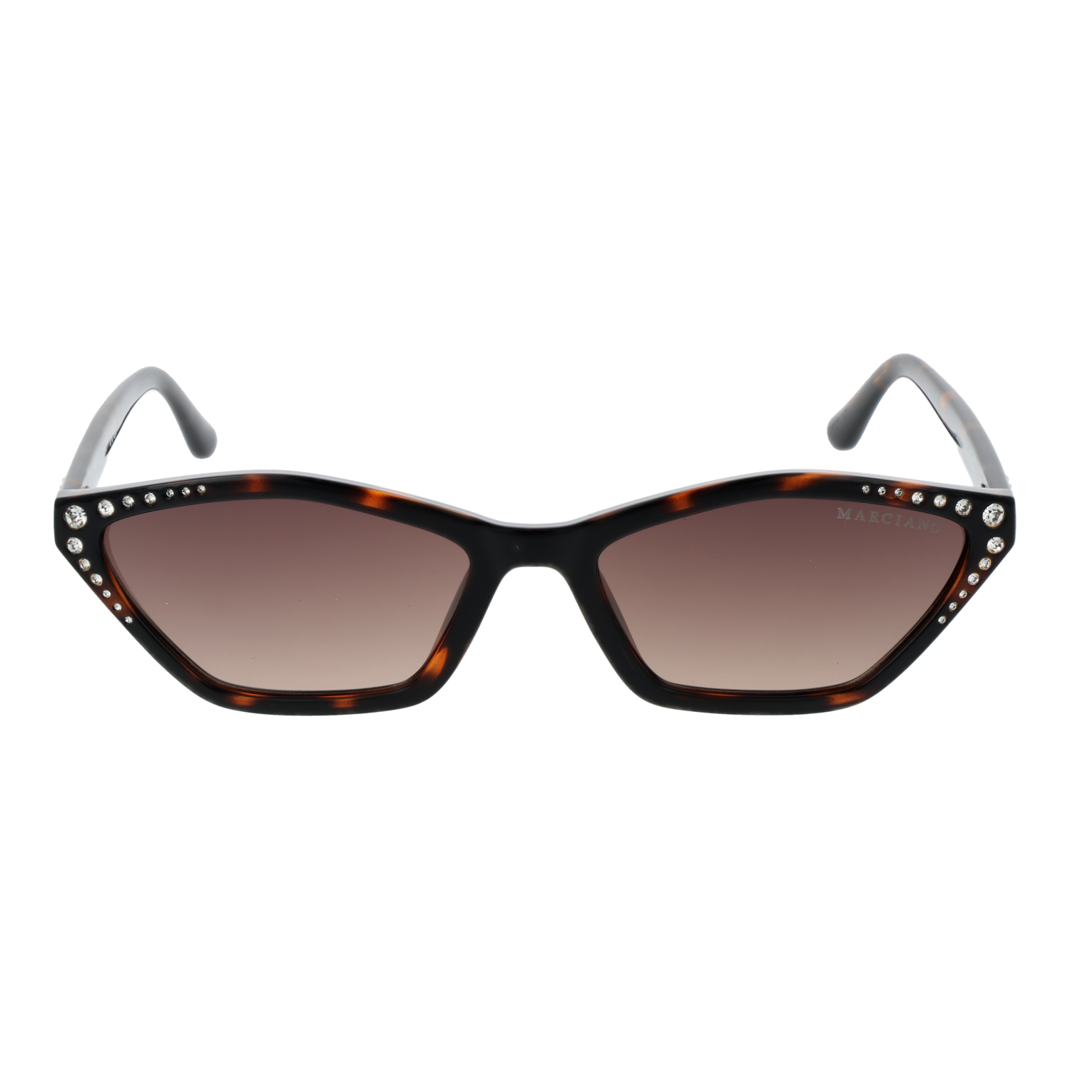 Marciano by Guess GM00002 5652F front view with Brown lenses