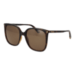 Sunglasses illustrating a comparison of polarised and ordinary lenses